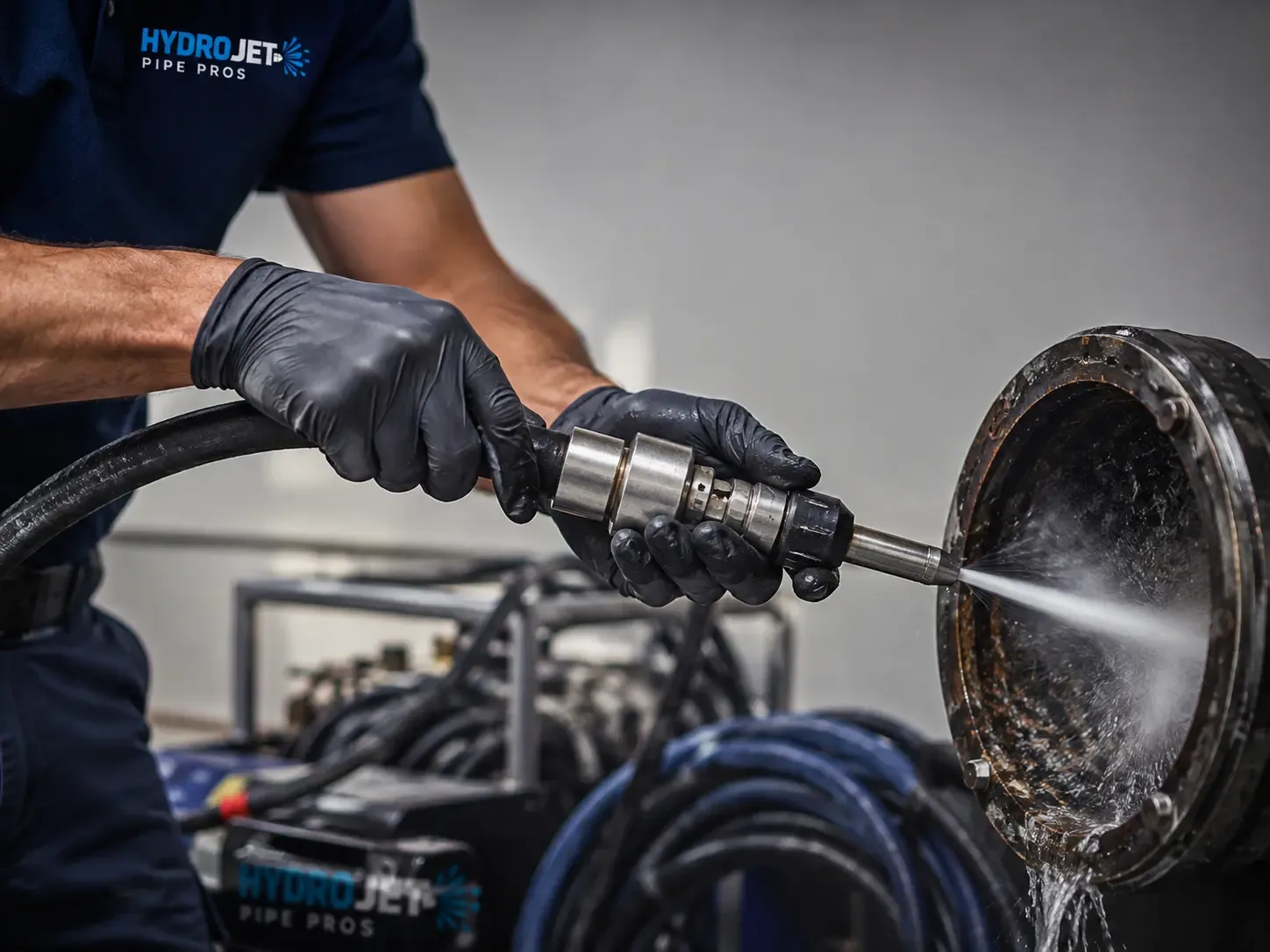 Hydro Jet Pipe Descaling in Texas